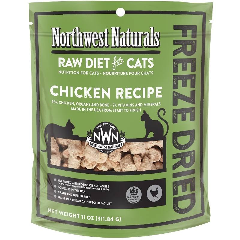 Northwest Naturals Freeze Dried Raw Diet for Cats (Chicken, 11 oz)