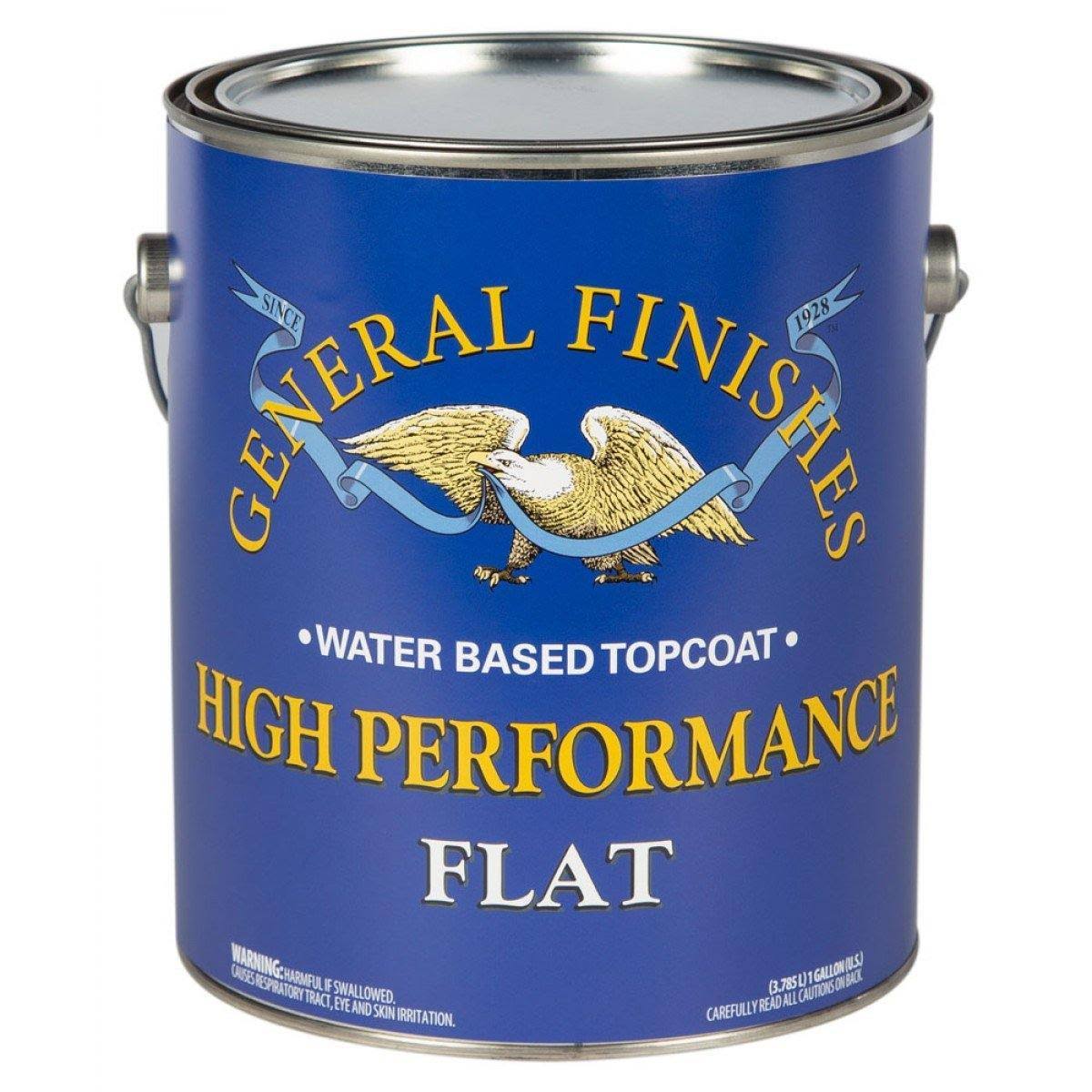 General Finishes High Performance Water Based Topcoat Paint - 1 Gallon, Satin