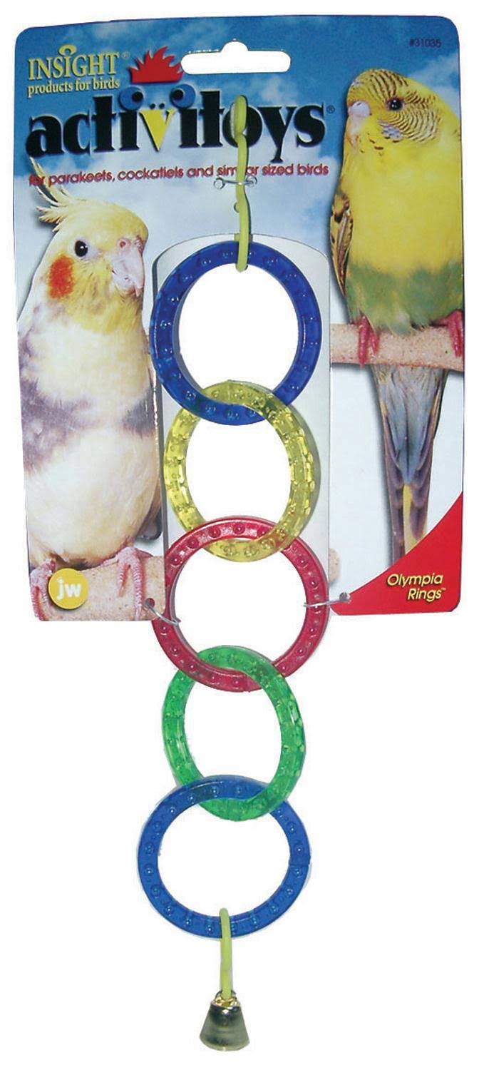 JW Pet Company Activitoy Olympia Rings Bird Toy - Small