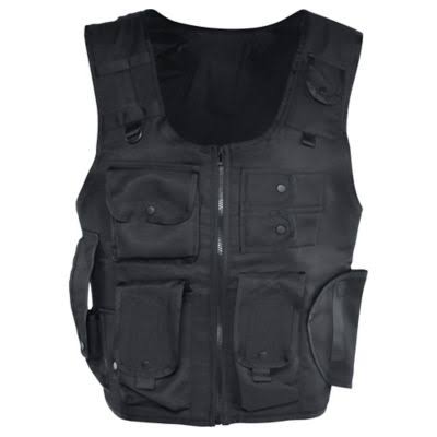Amscan Adult Cops & Robbers SWAT Vest - Black, 2ct