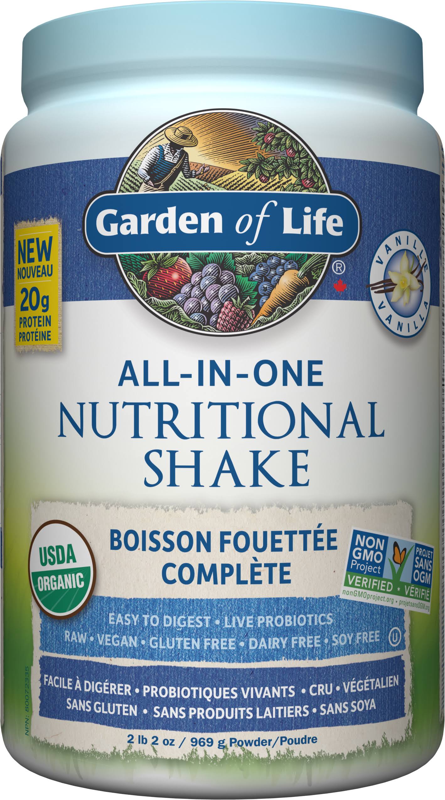 Garden of Life All-In-One Shake Vanilla (969 g)