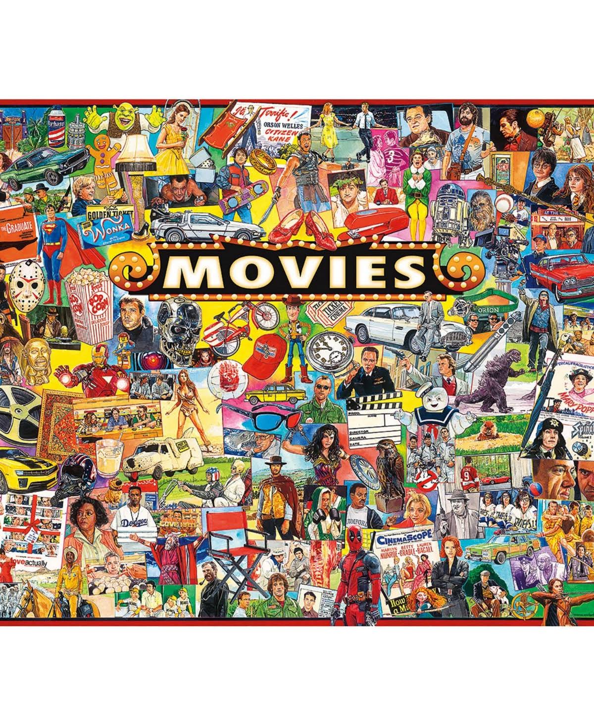 White Mountain Movies Jigsaw Puzzle - 1000pc