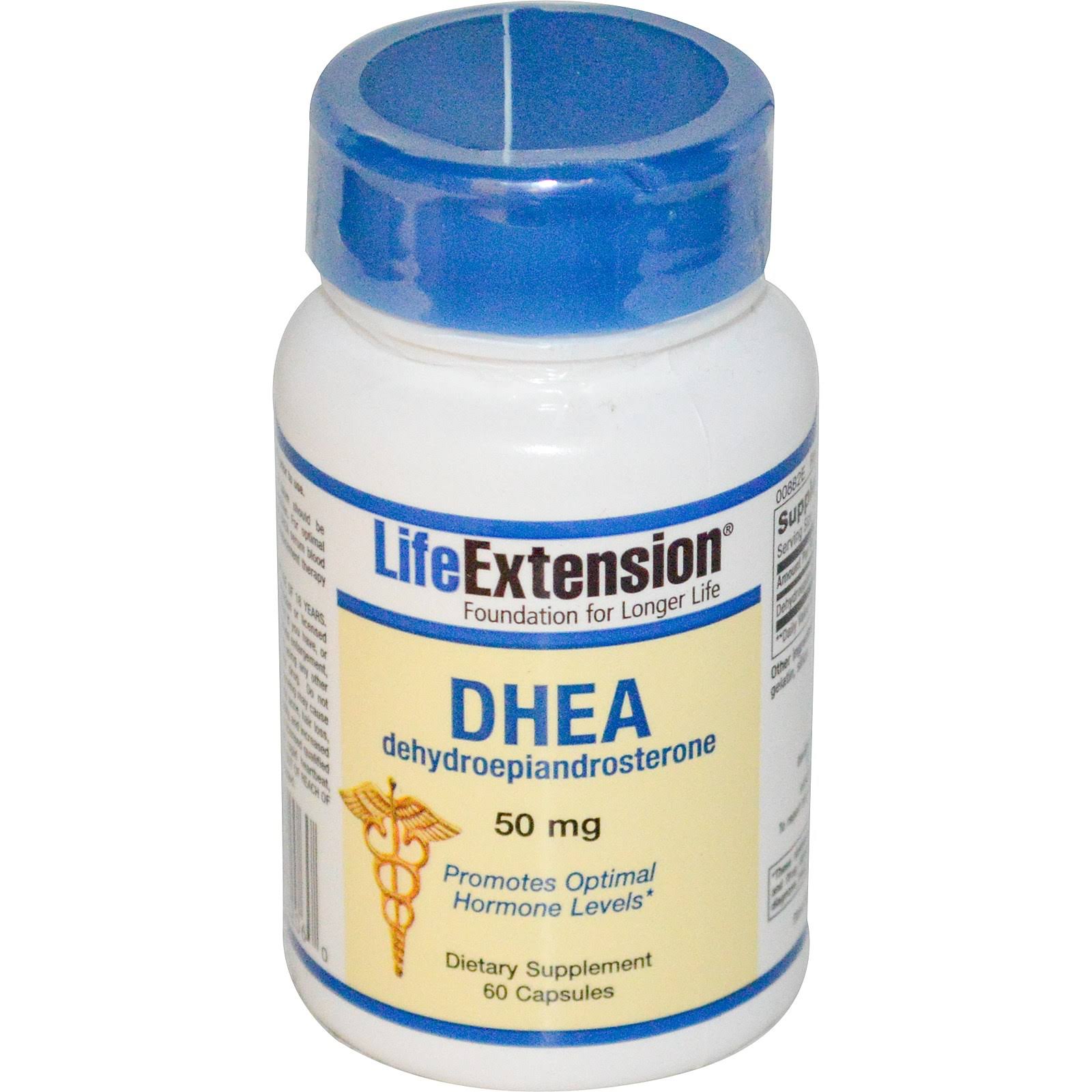 Life Extension DHEA Supplement - 60 Capsules