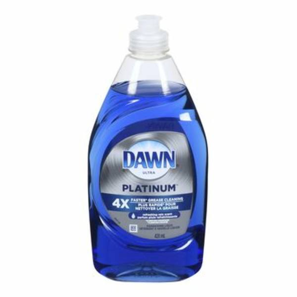 Dawn Platinum Dishwashing Liquid Dish Soap, Refreshing Rain Scent Dawn