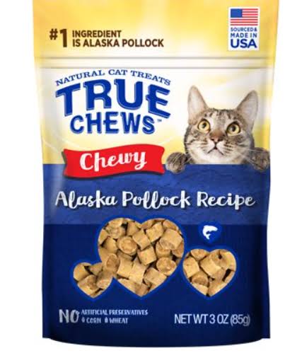 True Chews Chewy Alaska Pollock Recipe Cat Treat - 3oz