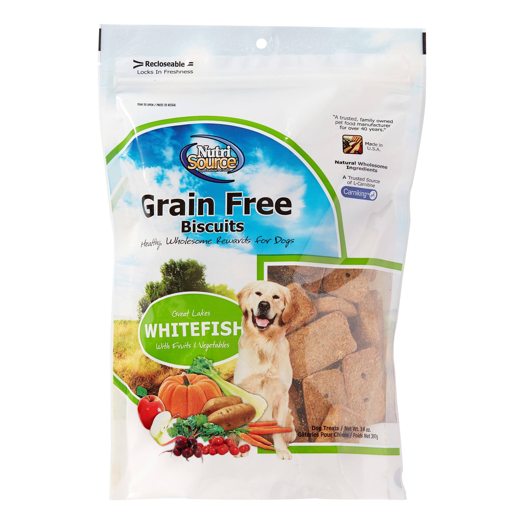 Nutri Source Grain Free Dog Biscuits - Whitefish