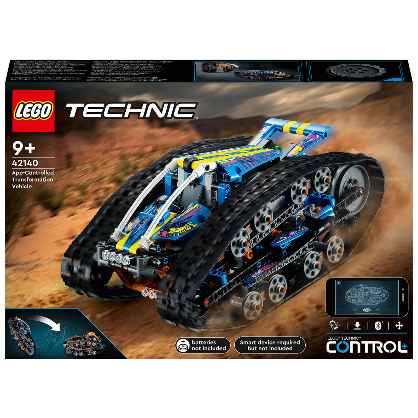 LEGO Technic: App-Controlled Transformation RC Vehicle (42140)