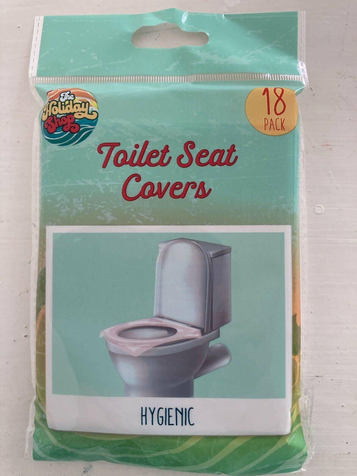 PLDZ Toilet Seat Covers 18 Pack, Hygenic and Travel Friendly