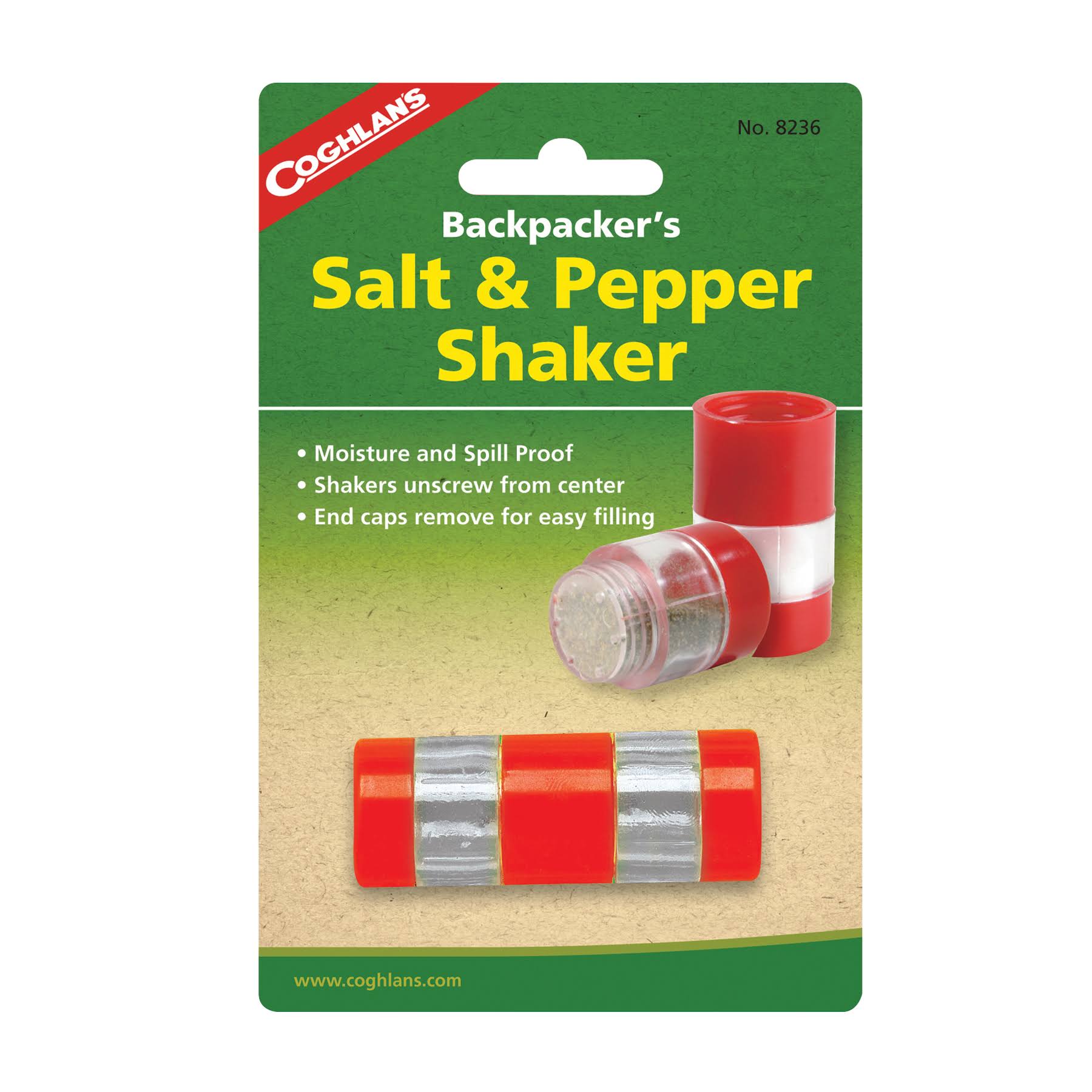 Coghlan's Backpacker Salt and Pepper Shakers Set