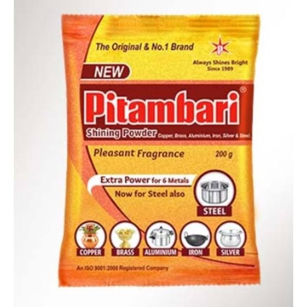 Pitambari Shining Powder for Copper and Brass - 200g