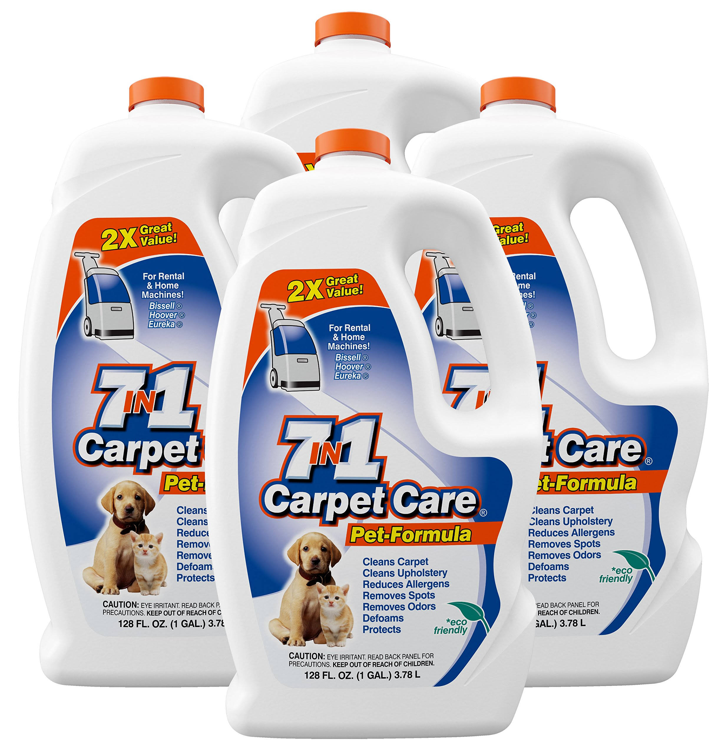7in1 Carpet Care Pet Formula Carpet Cleaning Solution for Odors and Stains, 4