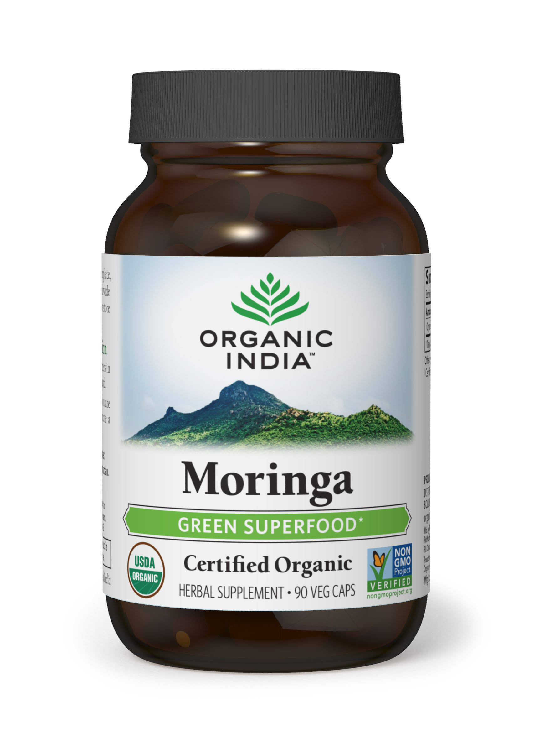 Organic India Moringa Dietary Supplement - 90 Capsules