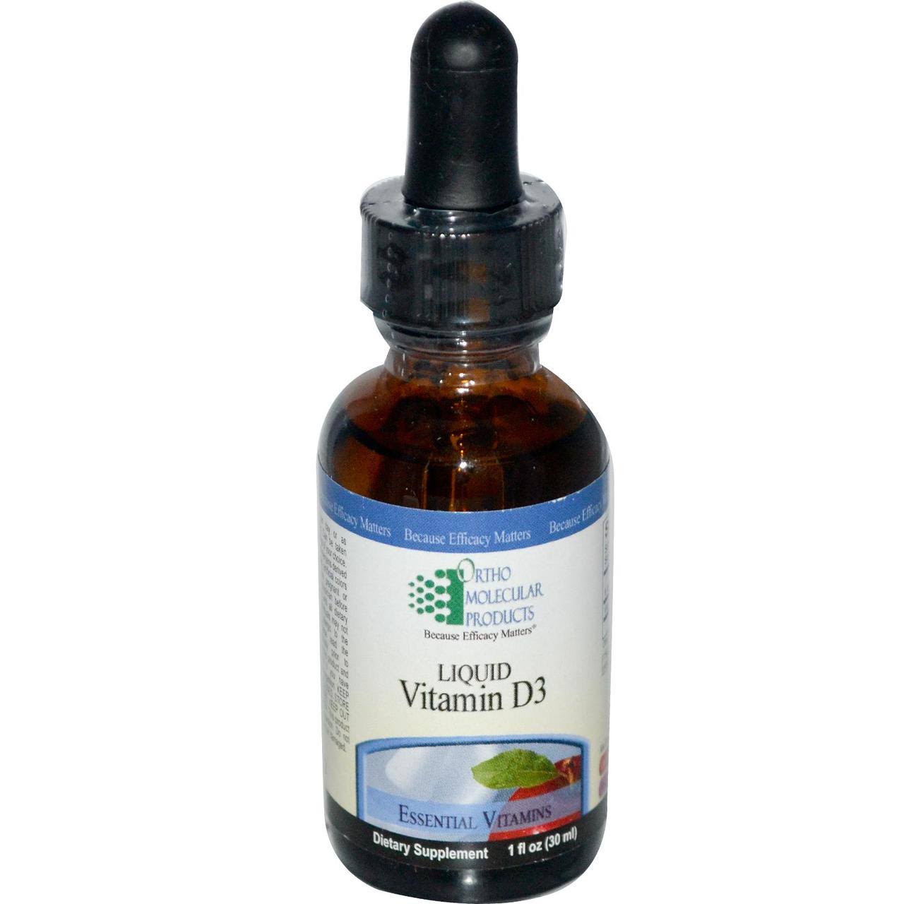 Ortho Molecular Liquid Vitamin D3 Supplement - 30ml