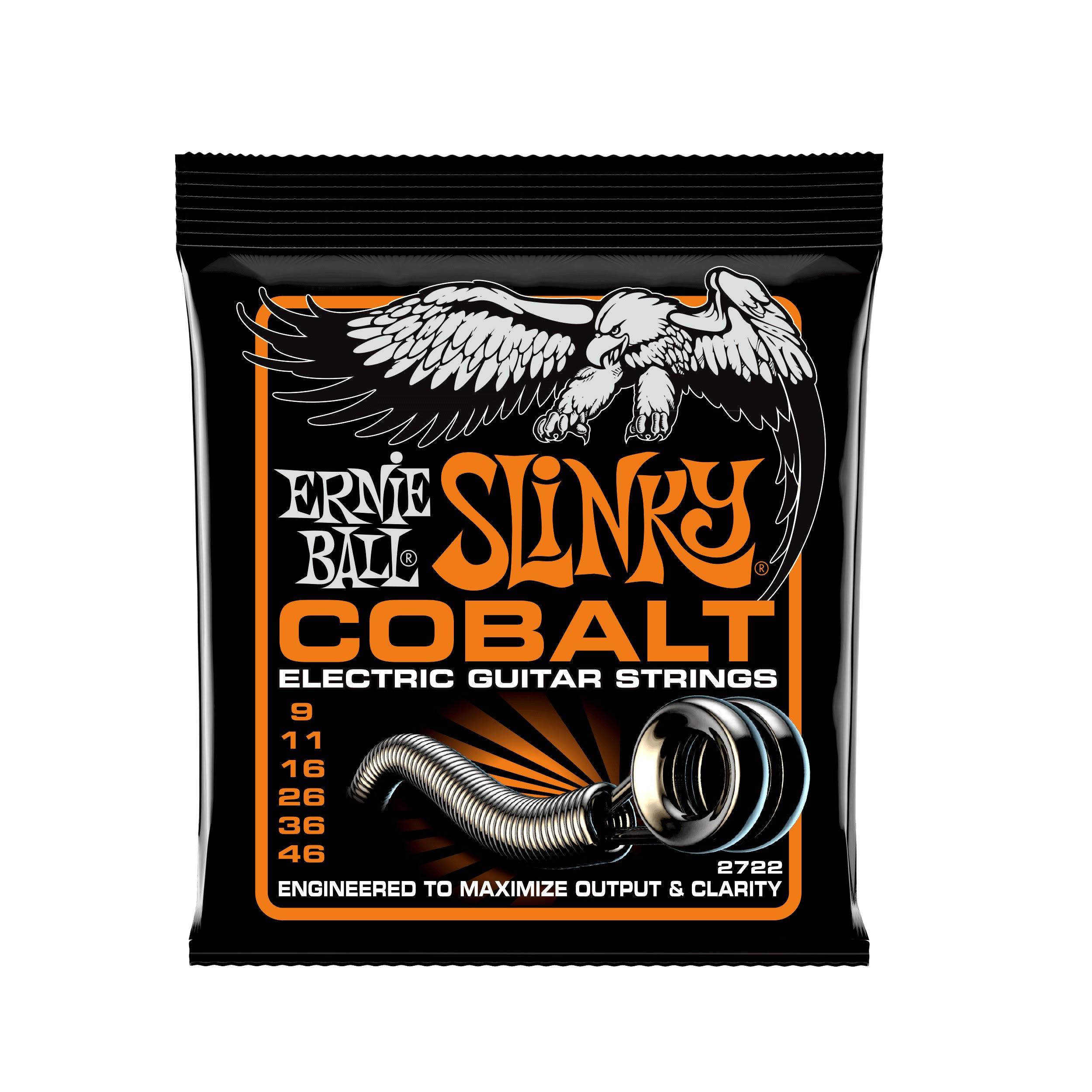 Ernie Ball Slinky Cobalt Electric Guitar Strings - .090-.046, Single Set