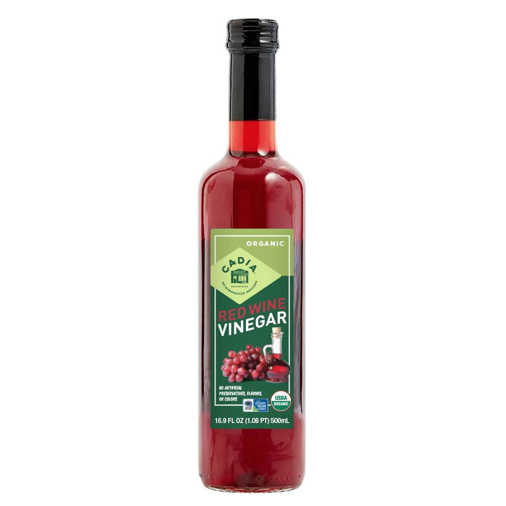 Cadia Vinegar, Organic, Red Wine - 16.9 fl oz