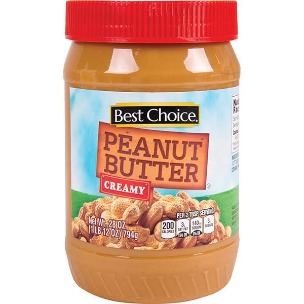 Best Choice Creamy Peanut Butter - 28 oz