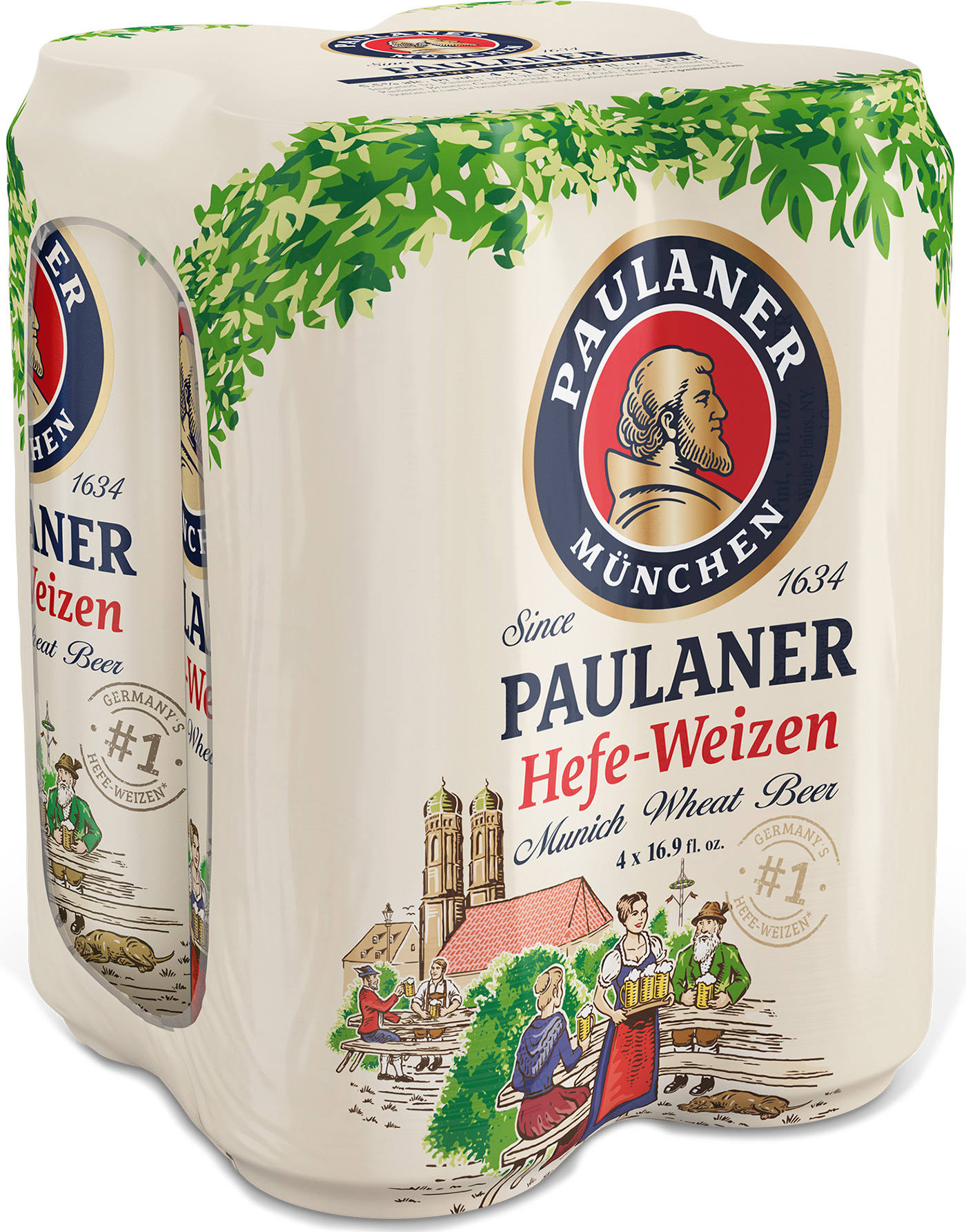 Paulaner Hefe-Weizen - 4 X 500ML Germany / 4x500ML