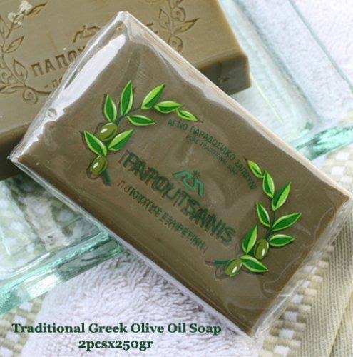 Papoutsanis Traditional Olive Oil Soap - 8.8oz, 6ct