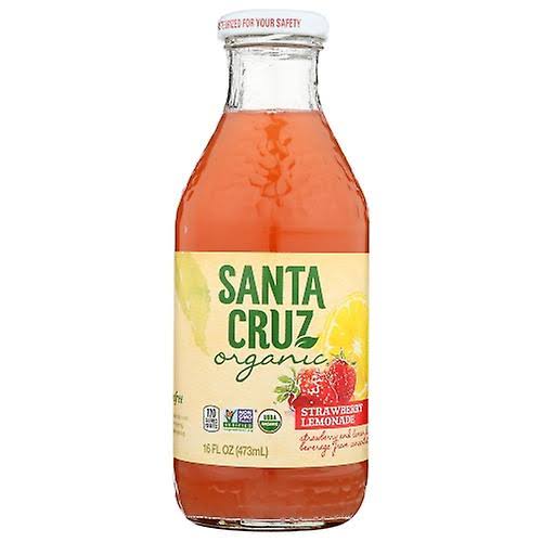 Santa Cruz Lemonade Strawberry, Case of 8 x 16 oz