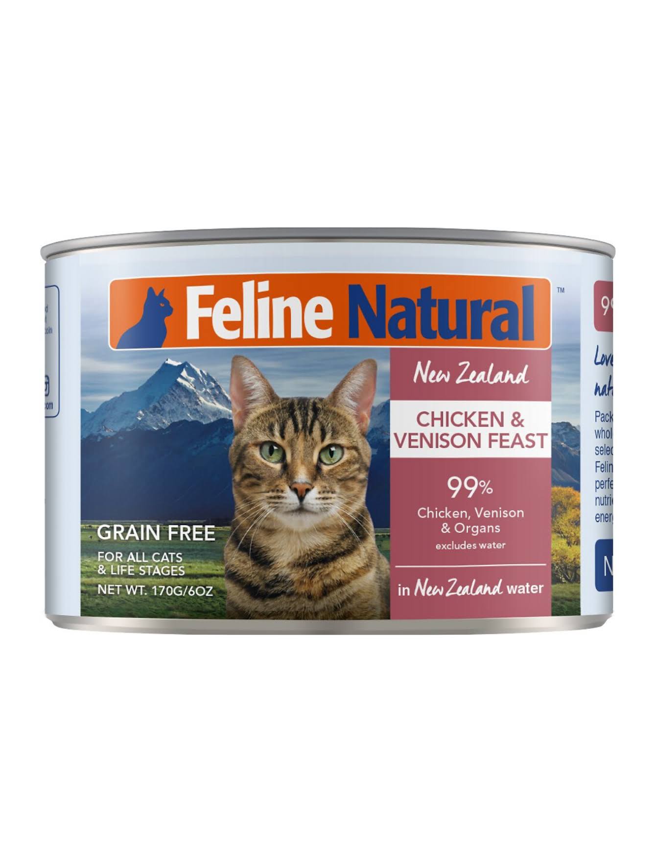 Feline Natural Cat Food - Chicken Venison Feast, 3oz