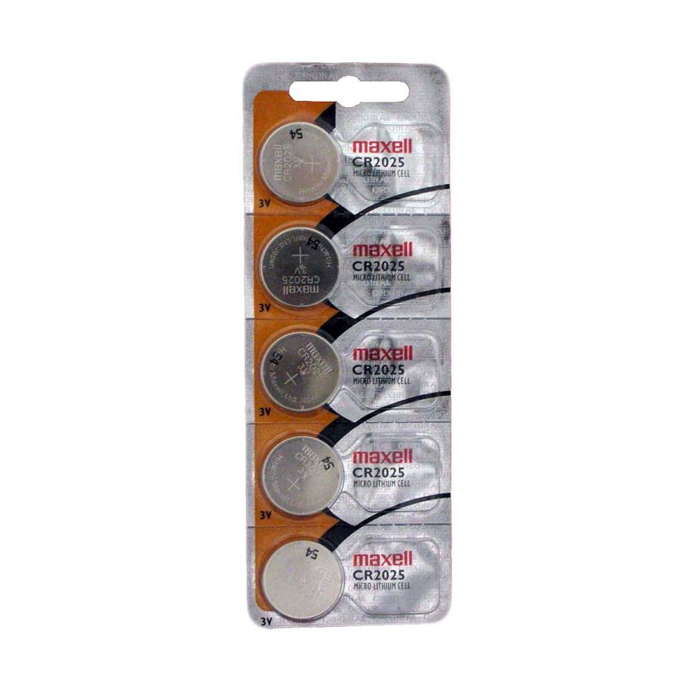 Maxell | Lithium Cr2025 Coin Batteries - 5-Pack | Rona