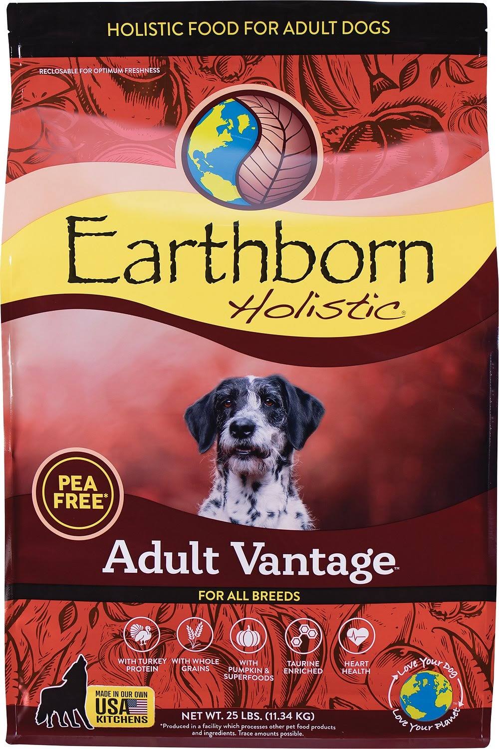 Earthborn Holistic Adult Vantage Dry Dog Food - 12.5 lb
