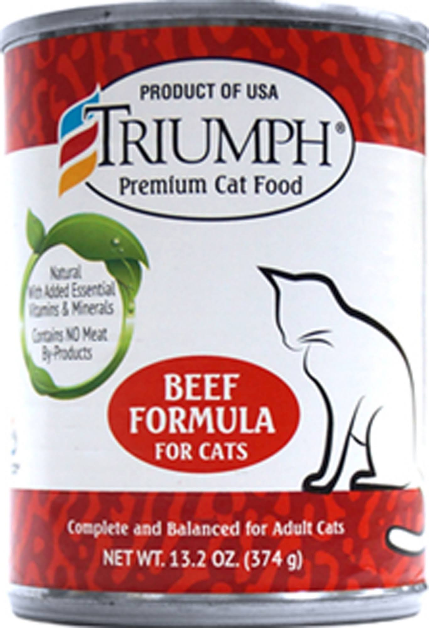 Triumph Cat Food - Beef Formula