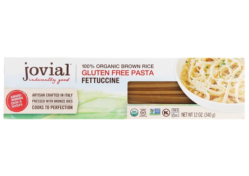 Jovial 100% Organic Brown Rice Gluten Free Fettuccine - 12oz