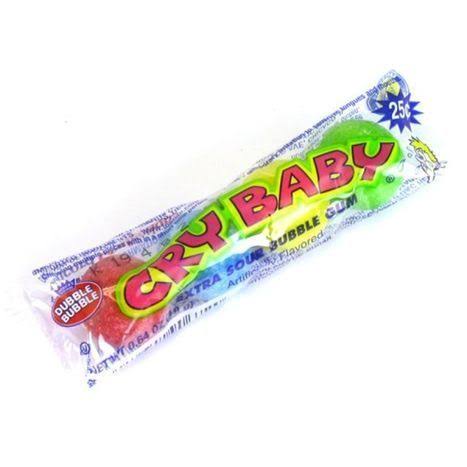 Cry Baby Extra Sour Bubble Gum - 18g