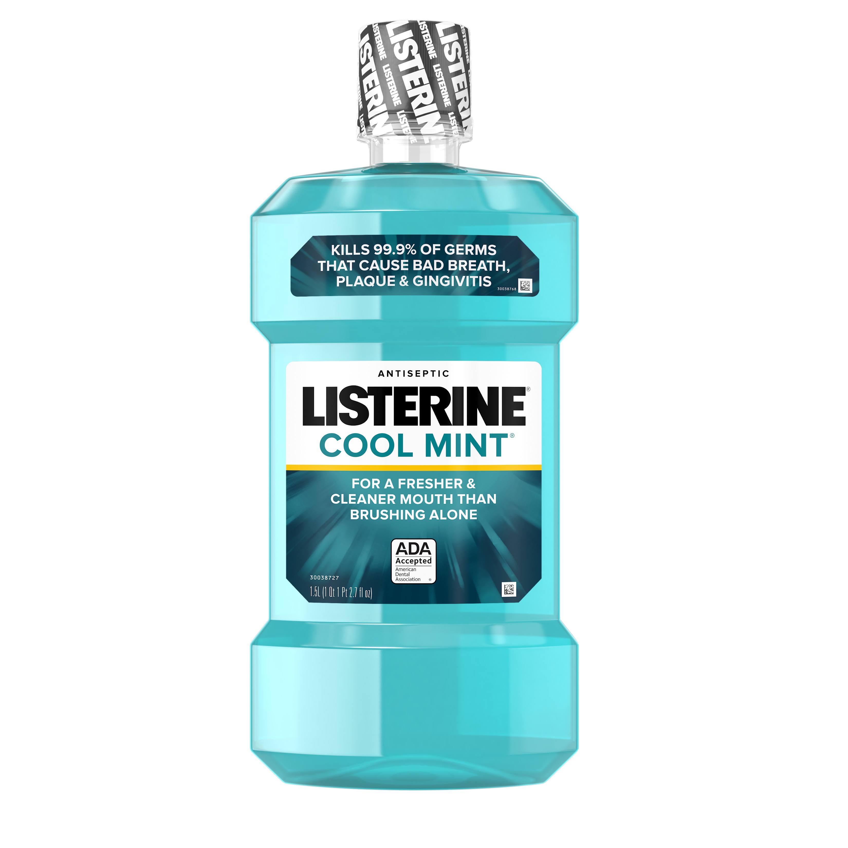 Listerine Antiseptic Mouthwash - Cool Mint, 1l