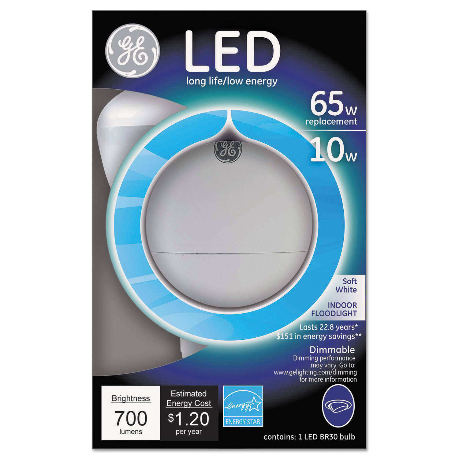 GE LED Light Bulb - 65W, Soft White, 700 Lumens