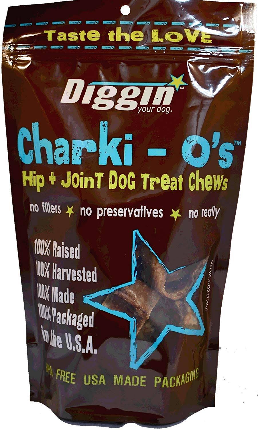 Diggin' Your Dog Charki-O's Amazing Hip and Joint Dog Treat Chews
