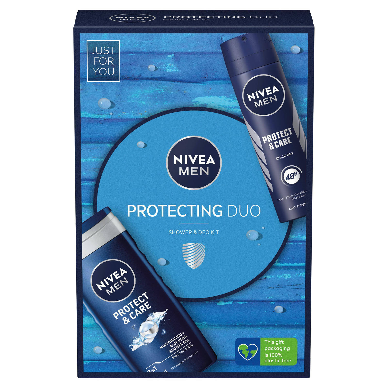 Nivea Men Protect and Care Duo Shower Gel Deodorant