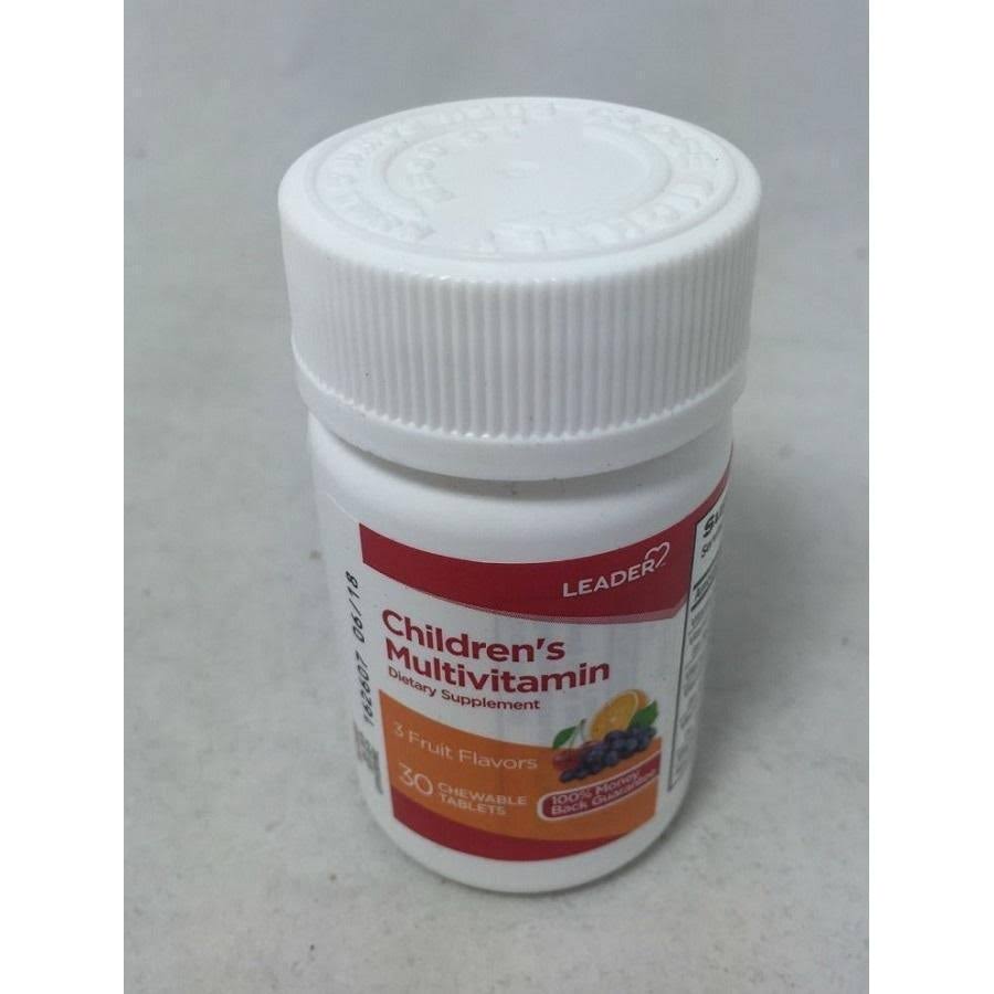 Leader Children`s Multivitamin Chewable 30 Ct