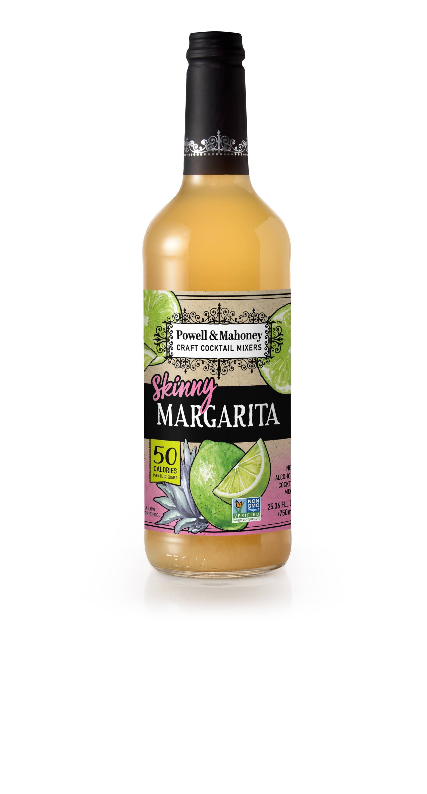 Powell and Mahoney All Natural Low Calorie Cocktail Mixer - Margarita, 750ml