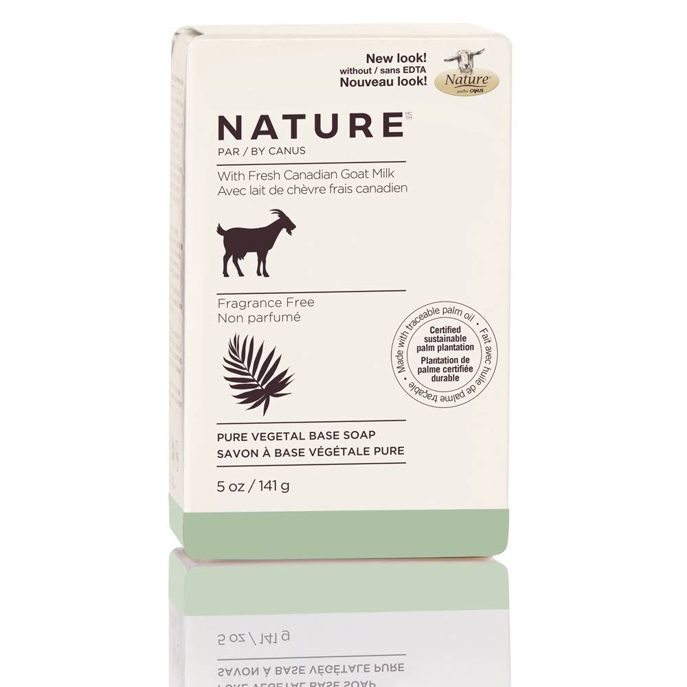 Nature Goat's Milk Soap - Fragrance Free, 5.0 oz