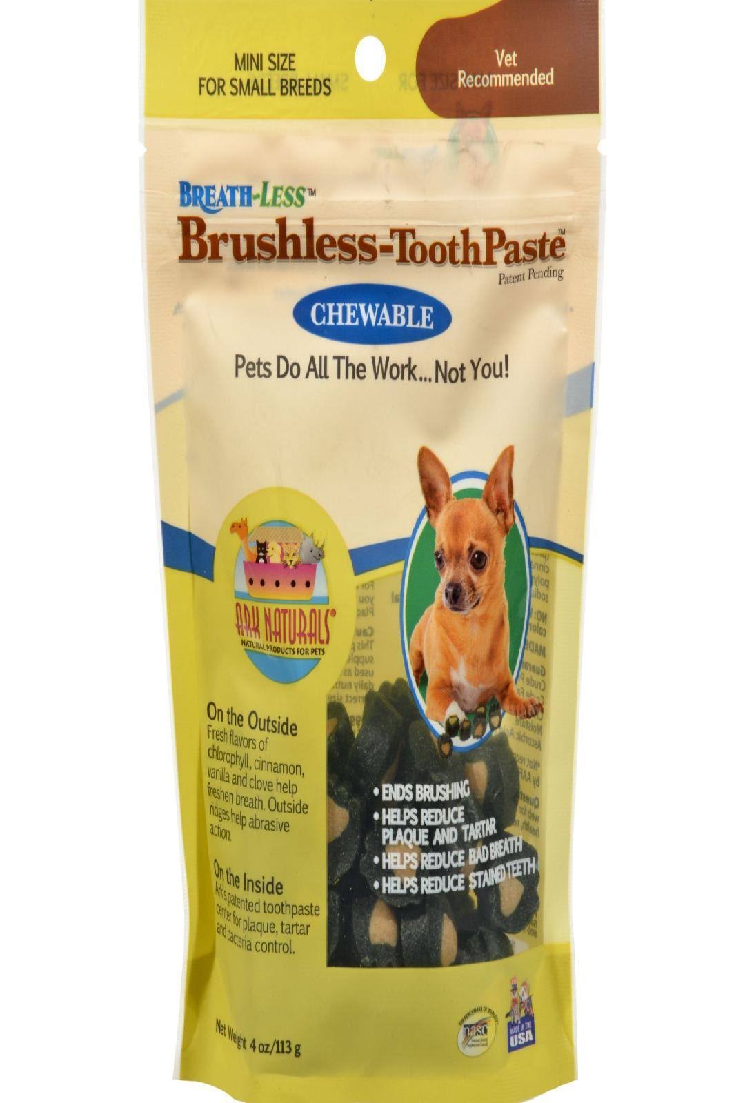 Breathless Dental Products Mini Chewable Brushless Toothpaste - 4 Pack