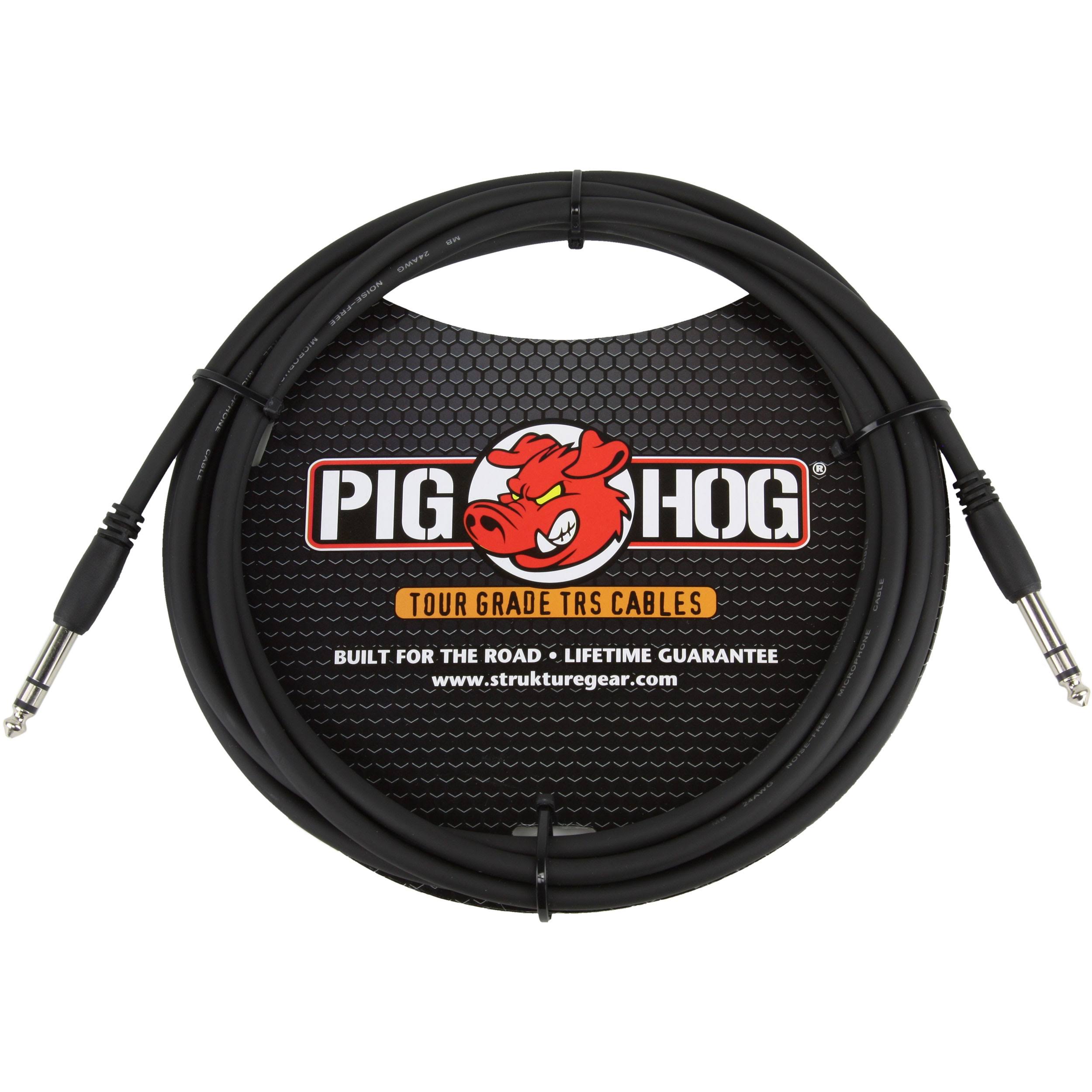 Pig Hog PTRS10 1/4" TRS Cable - 10'