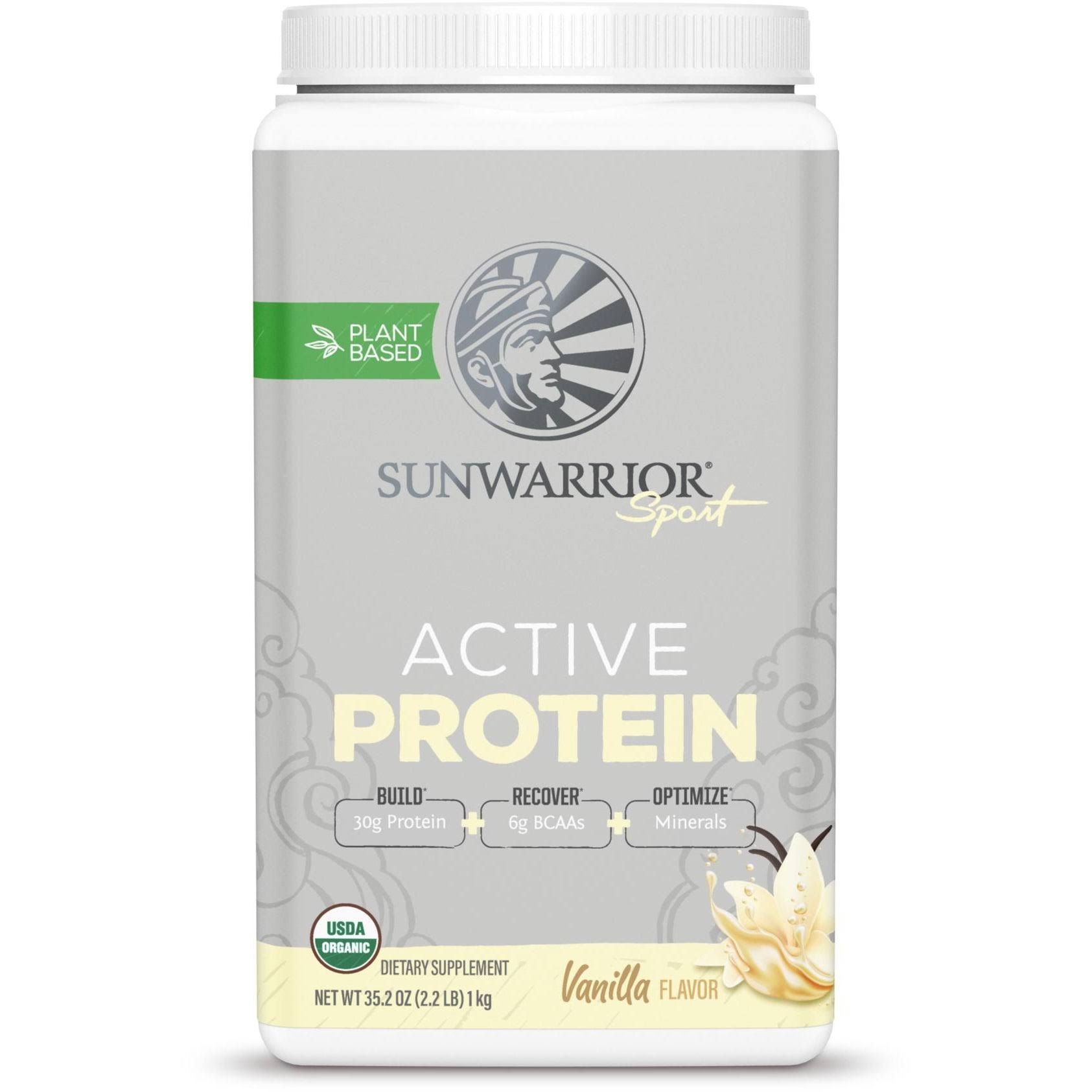 Sunwarrior, Sport, Organic Active Protein, Chocolate, 2.2 LB (1 kg)