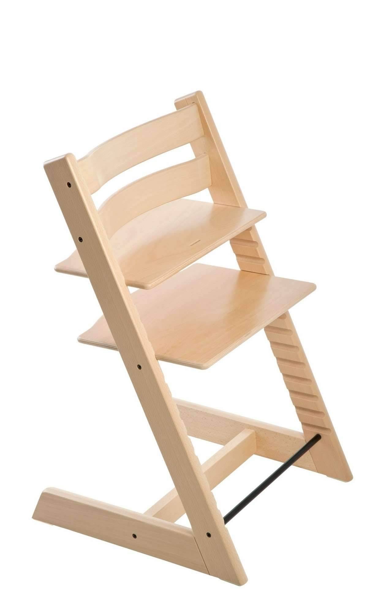 Tripp Trapp Chair from Stokke, Natural - Adjustable, Convertible Chair For Toddlers, Children & Adults - Convenient, Comfortable & Ergonomic - Classic
