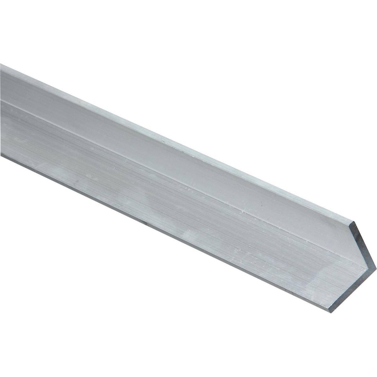 Stanley Hardware Solid Aluminum Angle - 1/8"x1"x4"