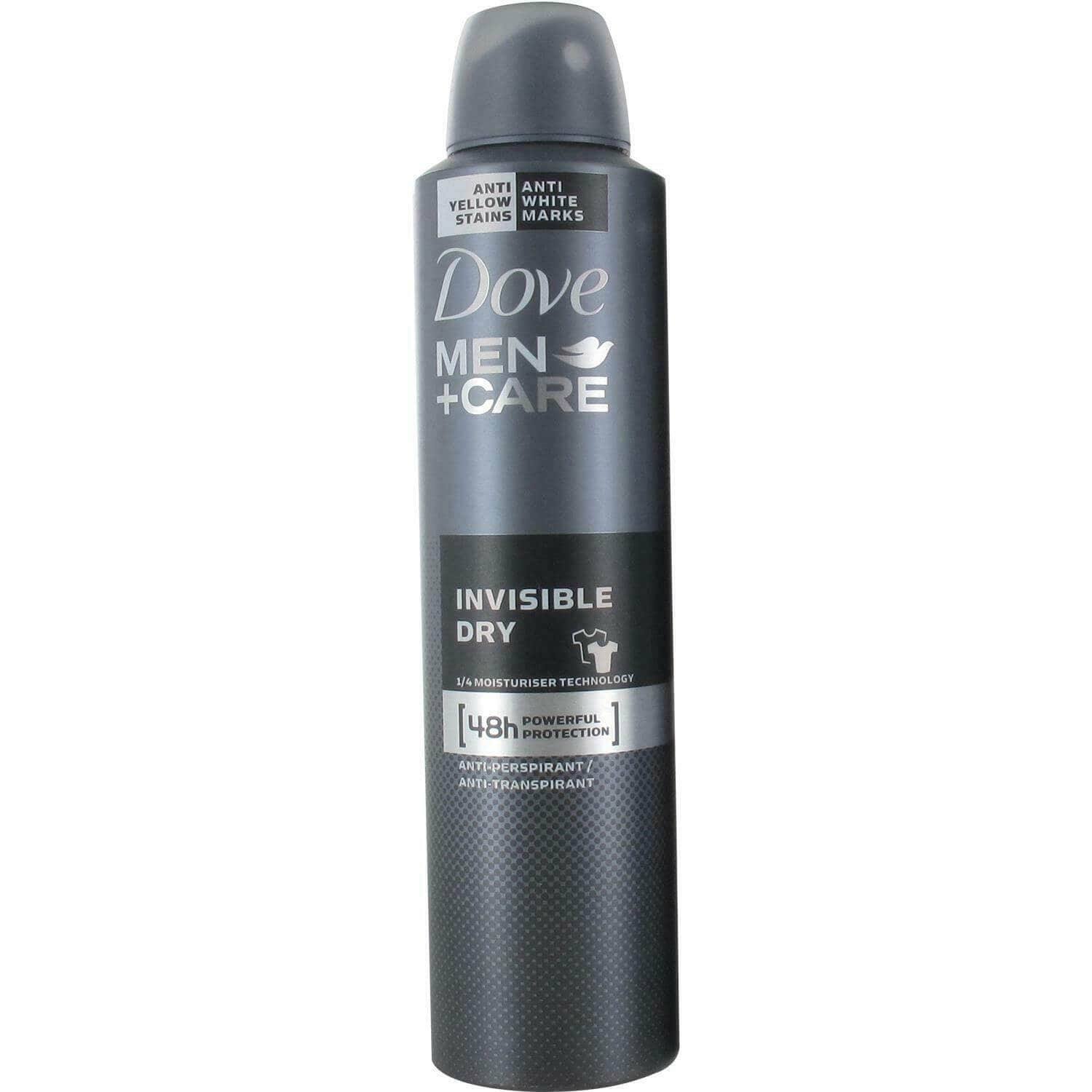 Dove Men+Care Invisible Dry Aerosol Antiperspirant Deodorant - 250ml