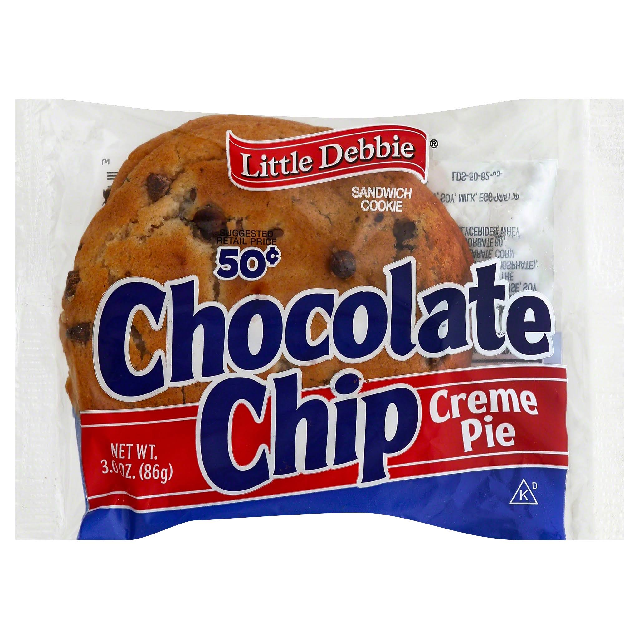 Little Debbie Chocolate Chip Creme Pie - 3oz