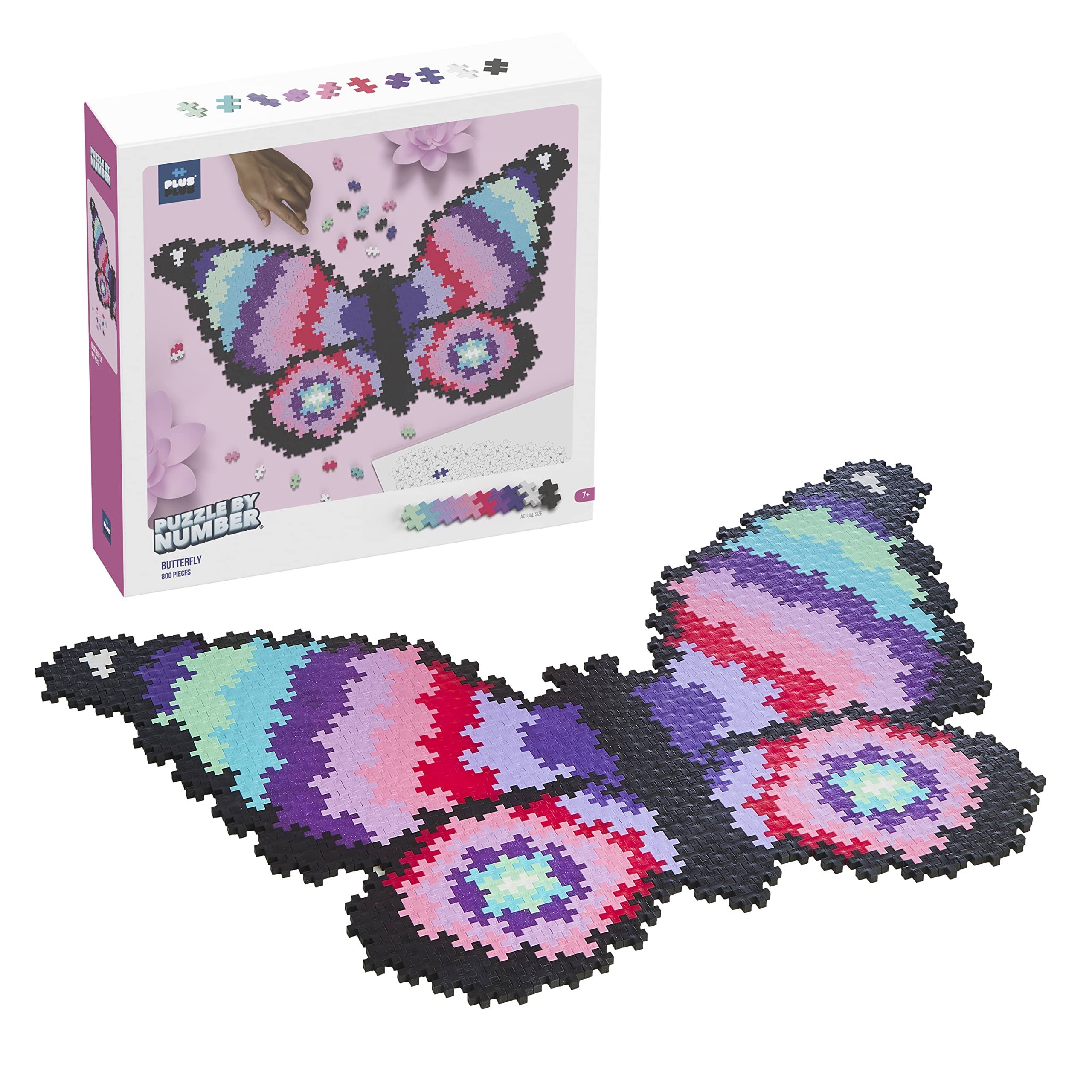 Plus-Plus Puzzle by Number - 800 PC Butterfly