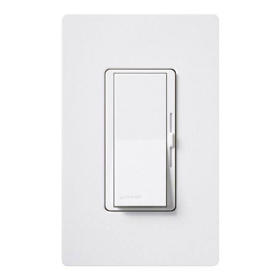 Lutron Electronics Diva Compact Fluorescent Led 3 Way Dimmer - White