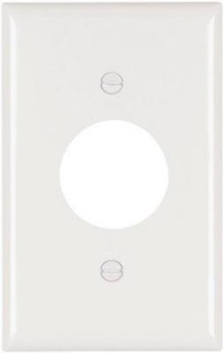Pass and Seymour Single Wall Plate - White