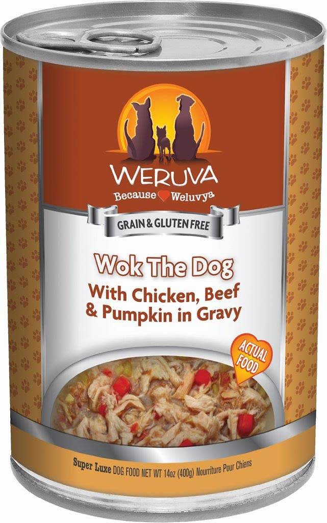Weruva Grain Free Canned Dog Food - Wok the Dog, 14oz