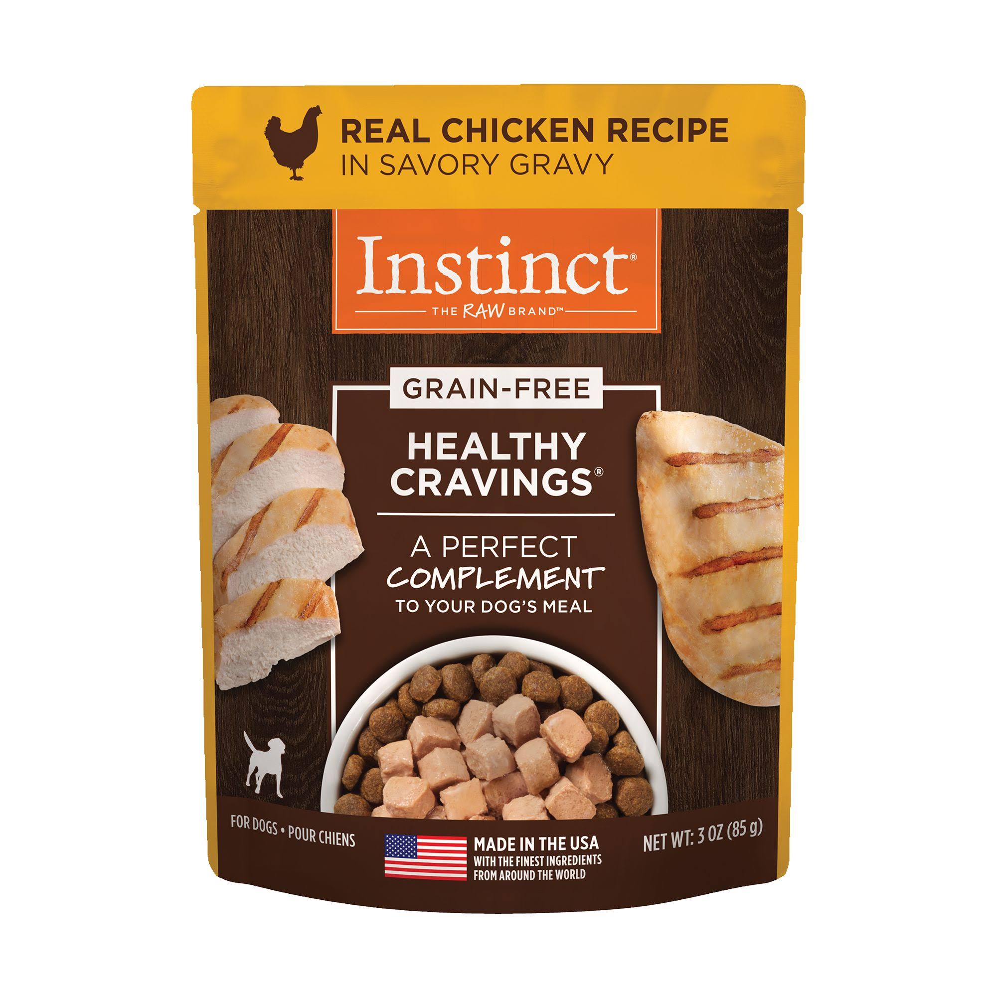 Nature's Variety Instinct Healthy Cravings Grain-Free Meal Topper for Dogs - Tender Chicken Recipe, 3oz