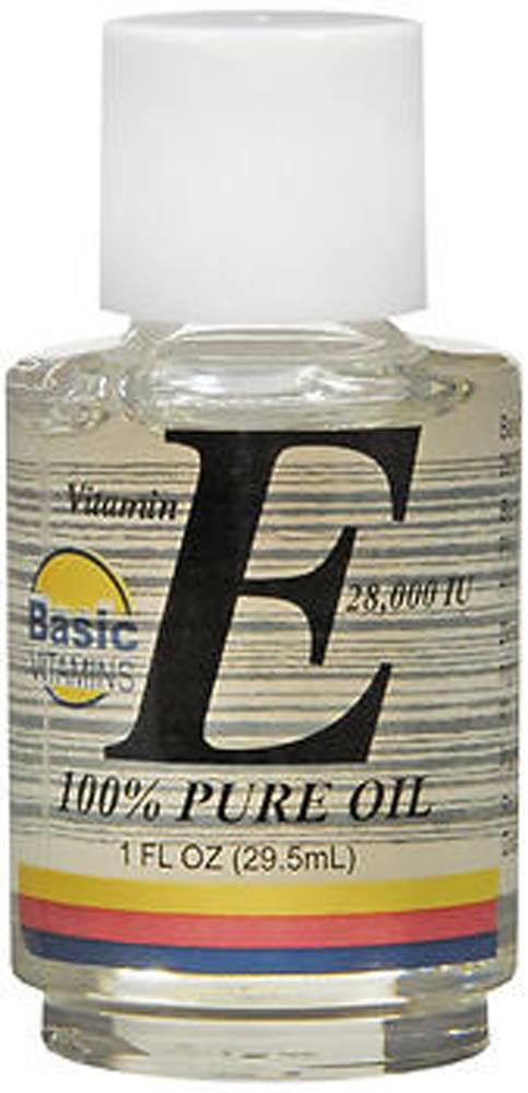 Basic Vitamins Vitamin E Oil - 28,000 IU, 1oz