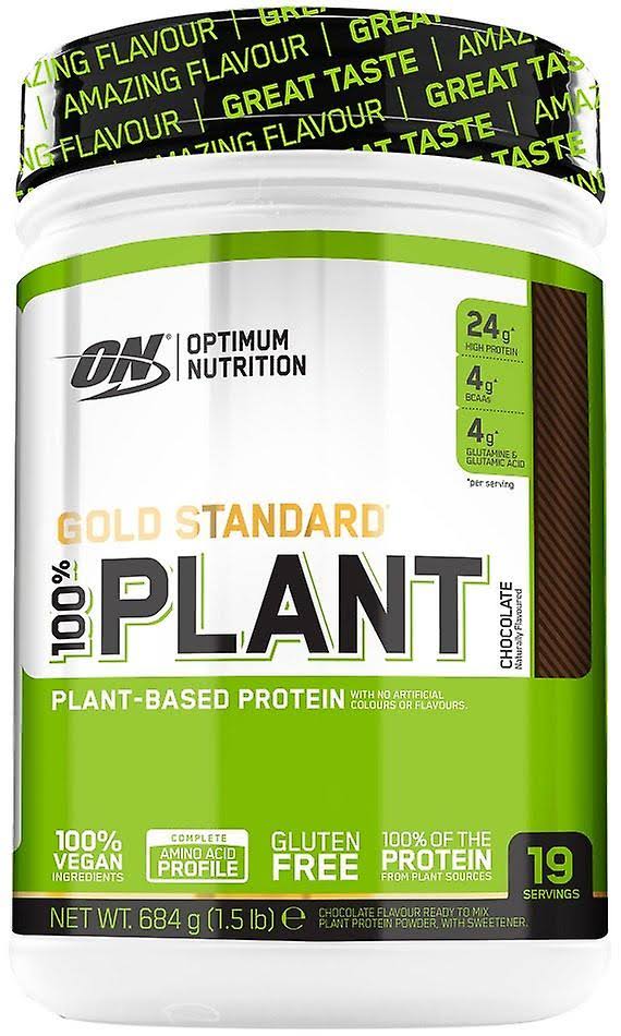Optimum Nutrition Gold Standard 100 Percent Plant Based Protein - Chocolate Naturally Flavoured, 684g